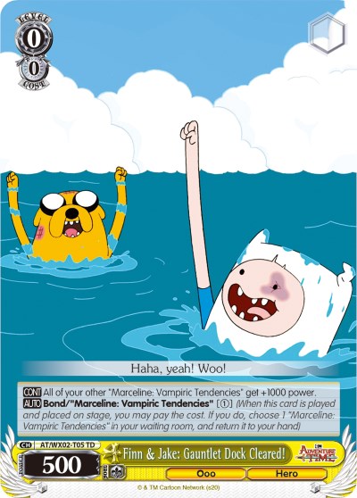 Finn & Jake: Gauntlet Dock Cleared! (AT/WX02-T05 TD) [Adventure Time] | Cracking-Singles