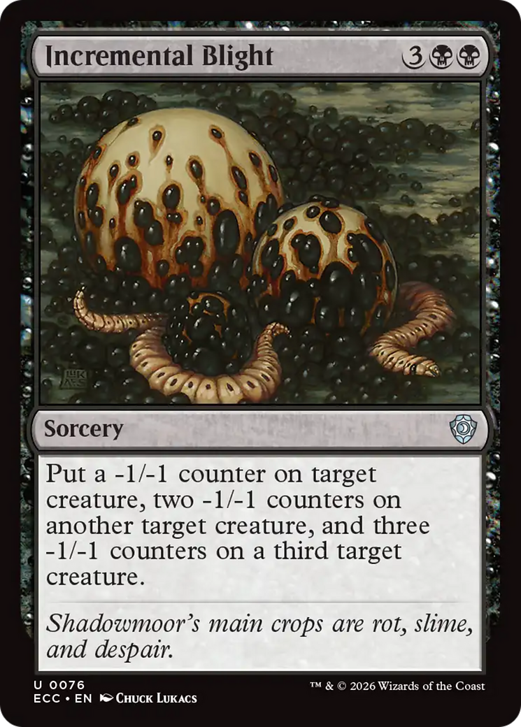 Incremental Blight [Lorwyn Eclipsed Commander] | Cracking-Singles