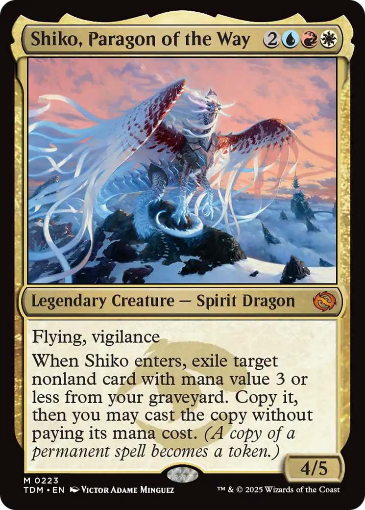 Shiko, Paragon of the Way [Tarkir: Dragonstorm] | Cracking-Singles