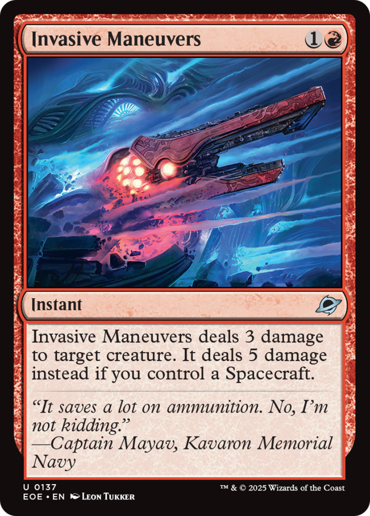 Invasive Maneuvers [Edge of Eternities] | Cracking-Singles