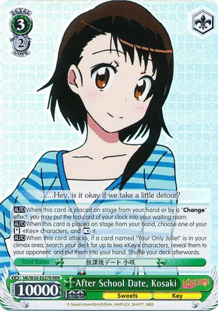 After School Date, Kosaki (NK/W30-E027R RRR) [NISEKOI -False Love-] | Cracking-Singles