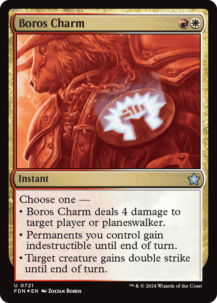Boros Charm [Foundations] | Cracking-Singles