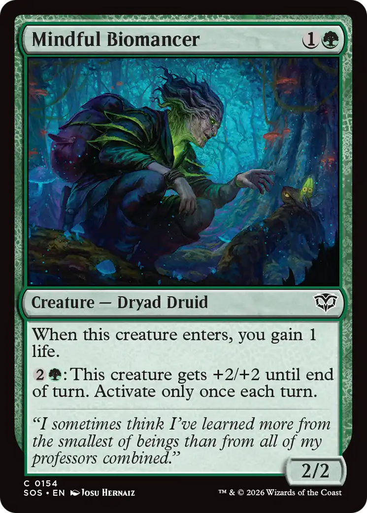 Mindful Biomancer [Secrets of Strixhaven] | Cracking-Singles