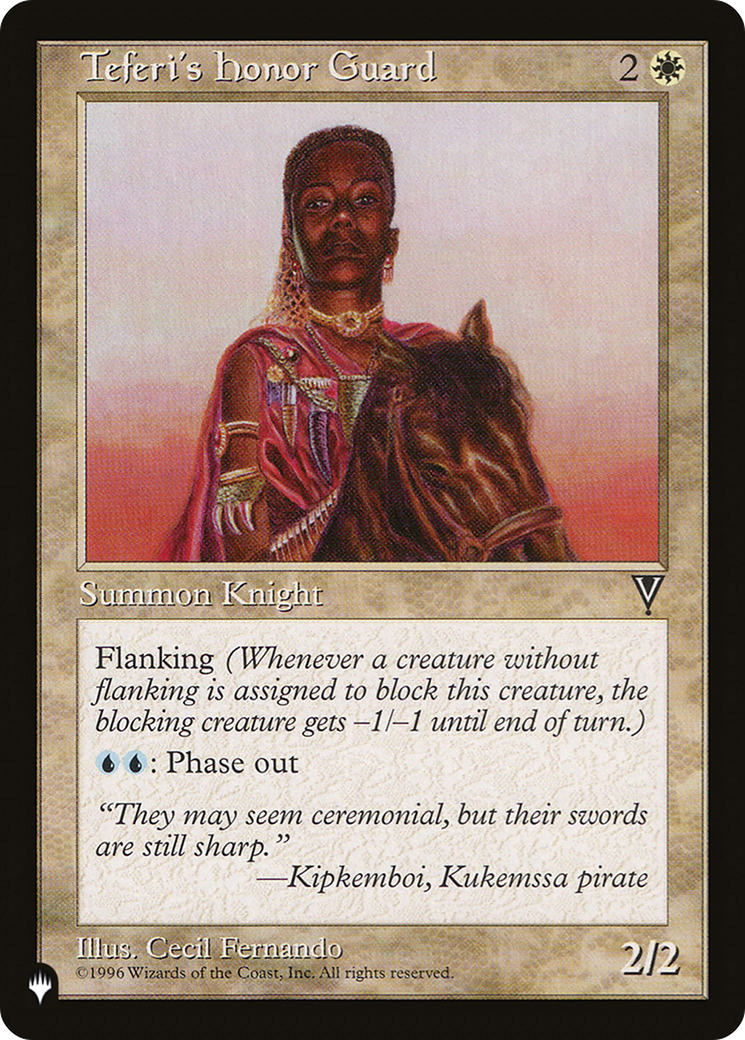 Teferi's Honor Guard [The List] | Cracking-Singles