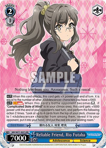 Reliable Friend, Rio Futaba [Rascal Does Not Dream of a Dreaming Girl] | Cracking-Singles
