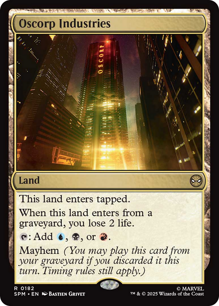 Oscorp Industries [Marvel's Spider-Man] | Cracking-Singles