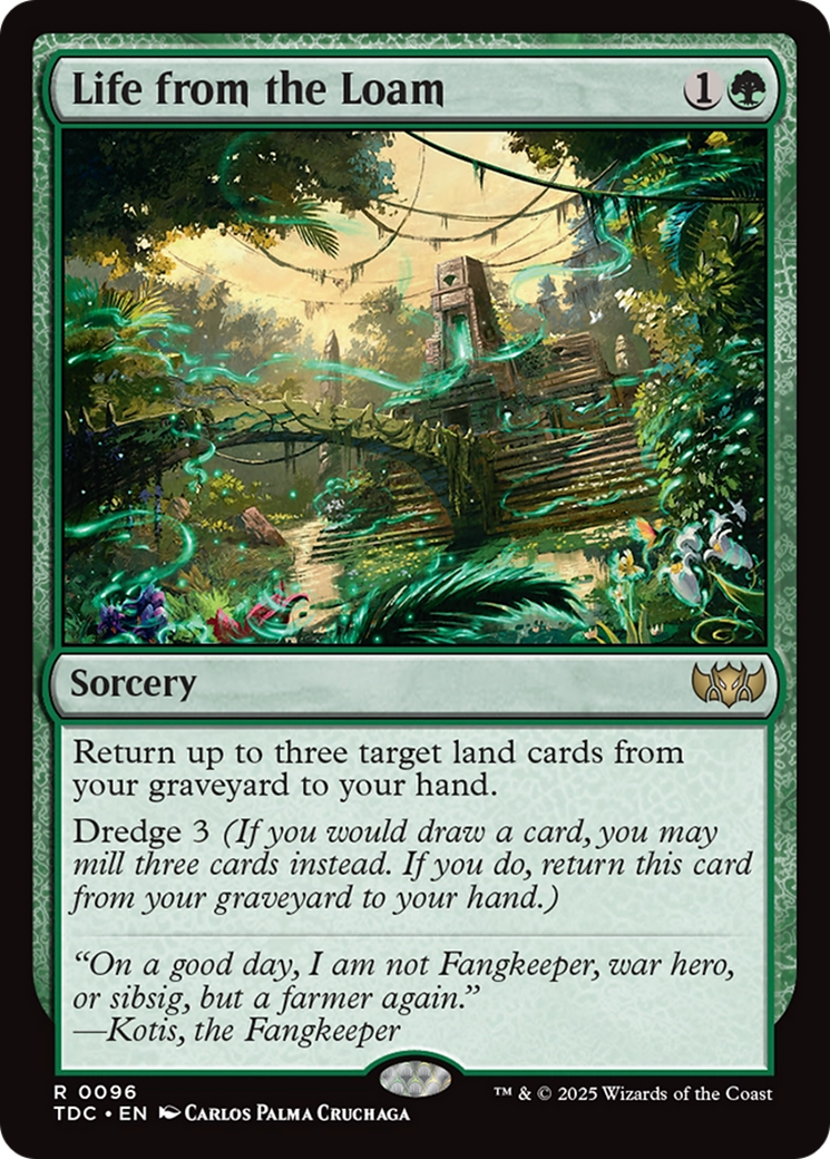 Life from the Loam [Tarkir: Dragonstorm Commander] | Cracking-Singles