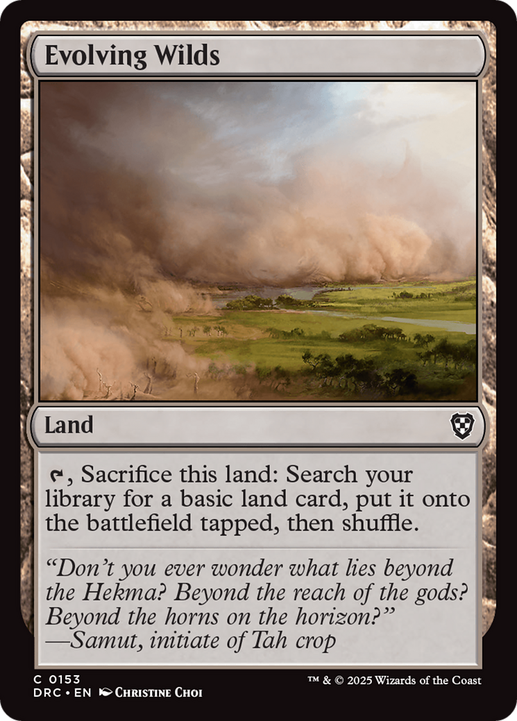 Evolving Wilds [Aetherdrift Commander] | Cracking-Singles