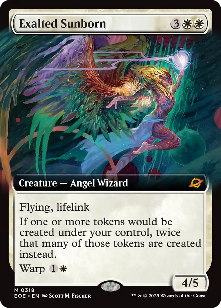 Exalted Sunborn (Extended Art) [Edge of Eternities] | Cracking-Singles