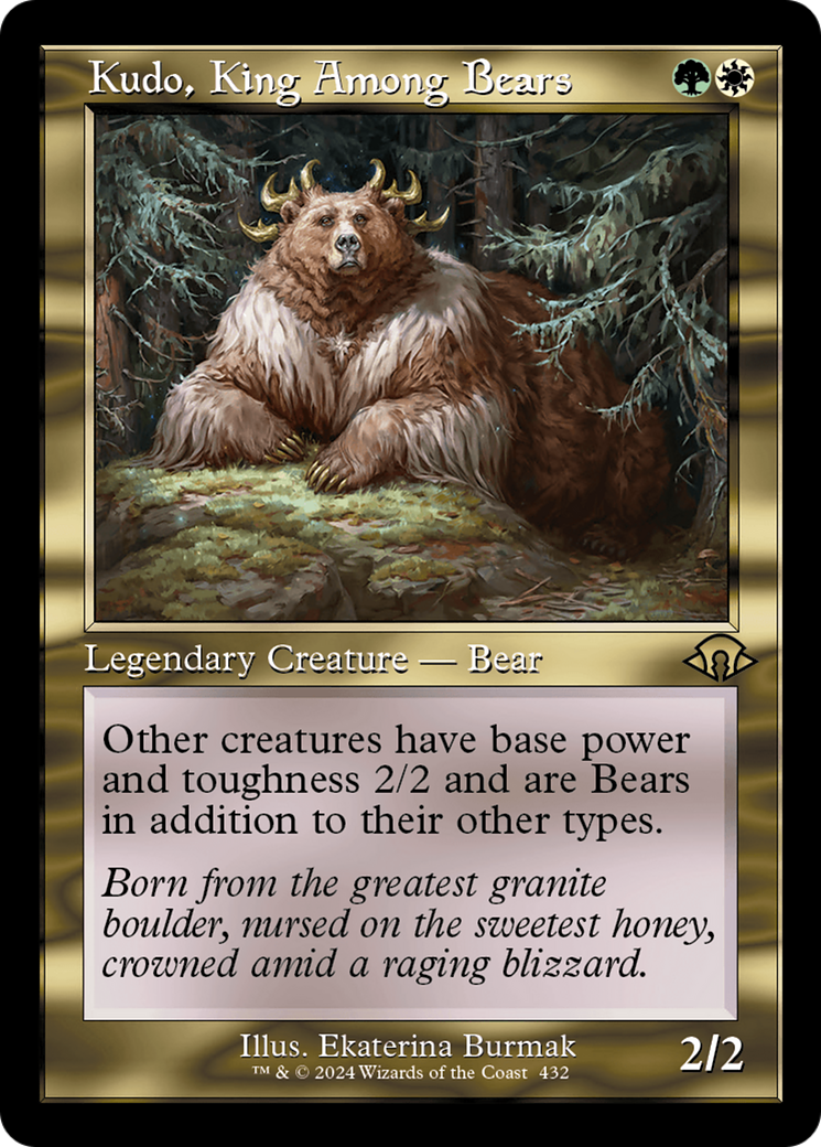 Kudo, King Among Bears (Retro) [Modern Horizons 3] | Cracking-Singles