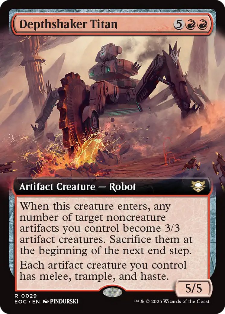 Depthshaker Titan (Extended Art) [Edge of Eternities Commander] | Cracking-Singles