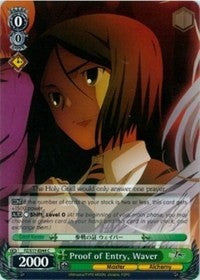 Proof of Entry, Waver (FZ/S17-E044 C) [Fate/Zero] | Cracking-Singles