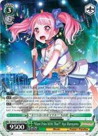 "Want Fries With That?" Aya Maruyama (BD/EN-W03-030 RR) [BanG Dream! Girls Band Party! MULTI LIVE] | Cracking-Singles