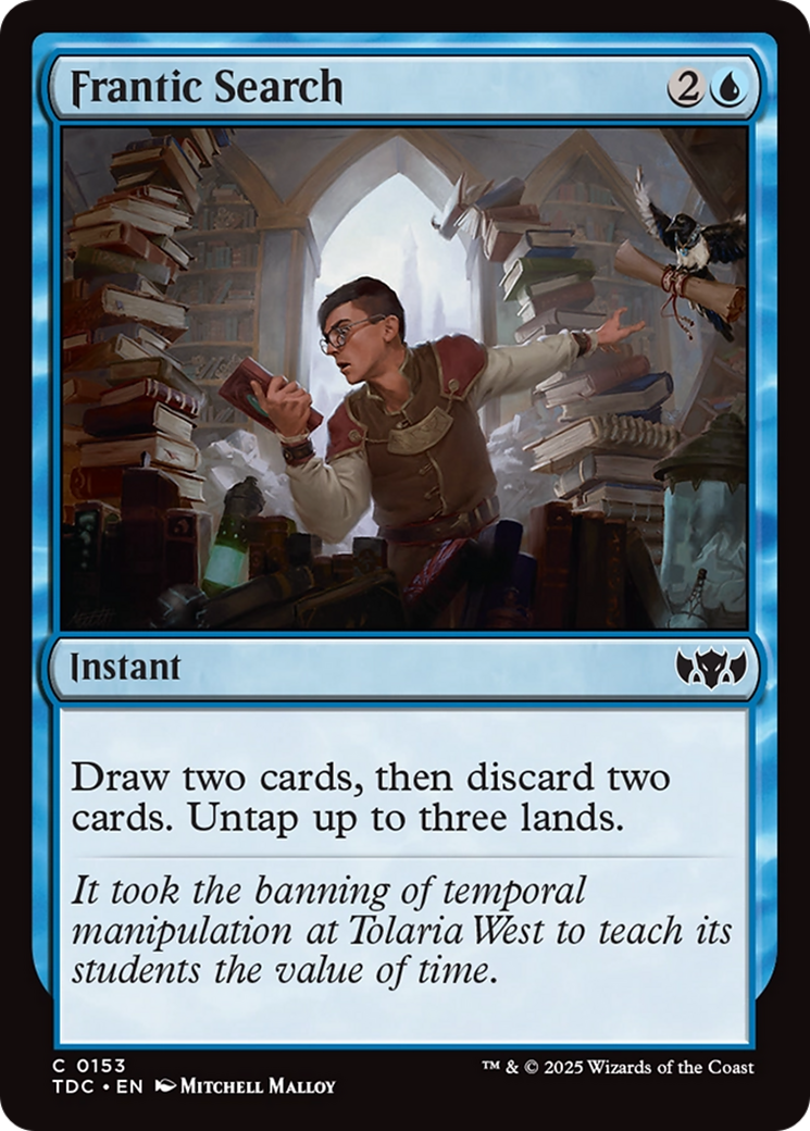 Frantic Search [Tarkir: Dragonstorm Commander] | Cracking-Singles