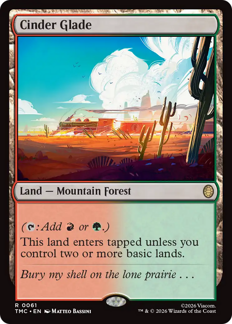 Cinder Glade [Teenage Mutant Ninja Turtles Commander] | Cracking-Singles