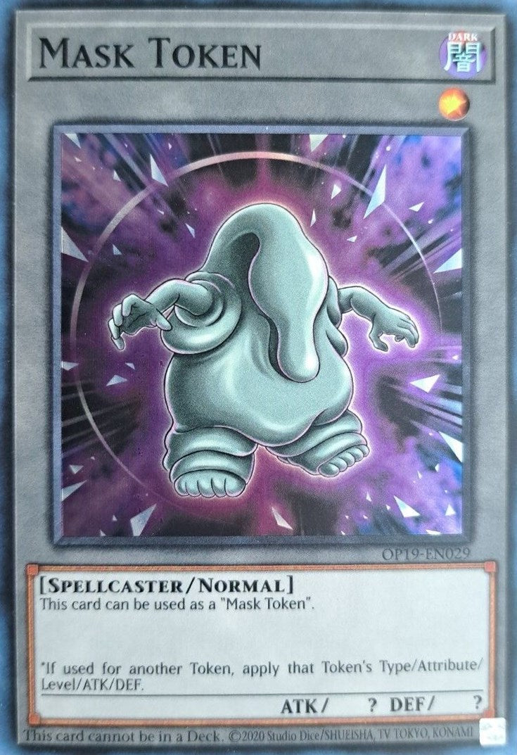 Mask Token [OP19-EN029] Super Rare | Cracking-Singles