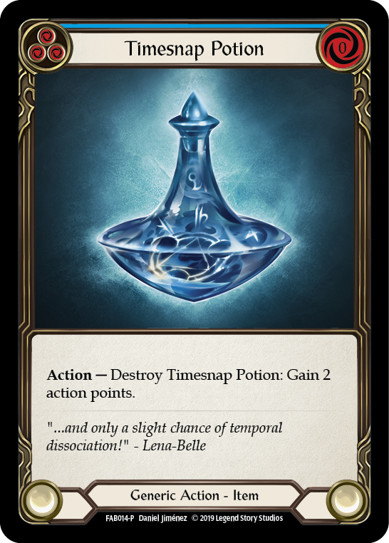 Timesnap Potion [FAB014-P] (Promo)  1st Edition Cold Foil | Cracking-Singles