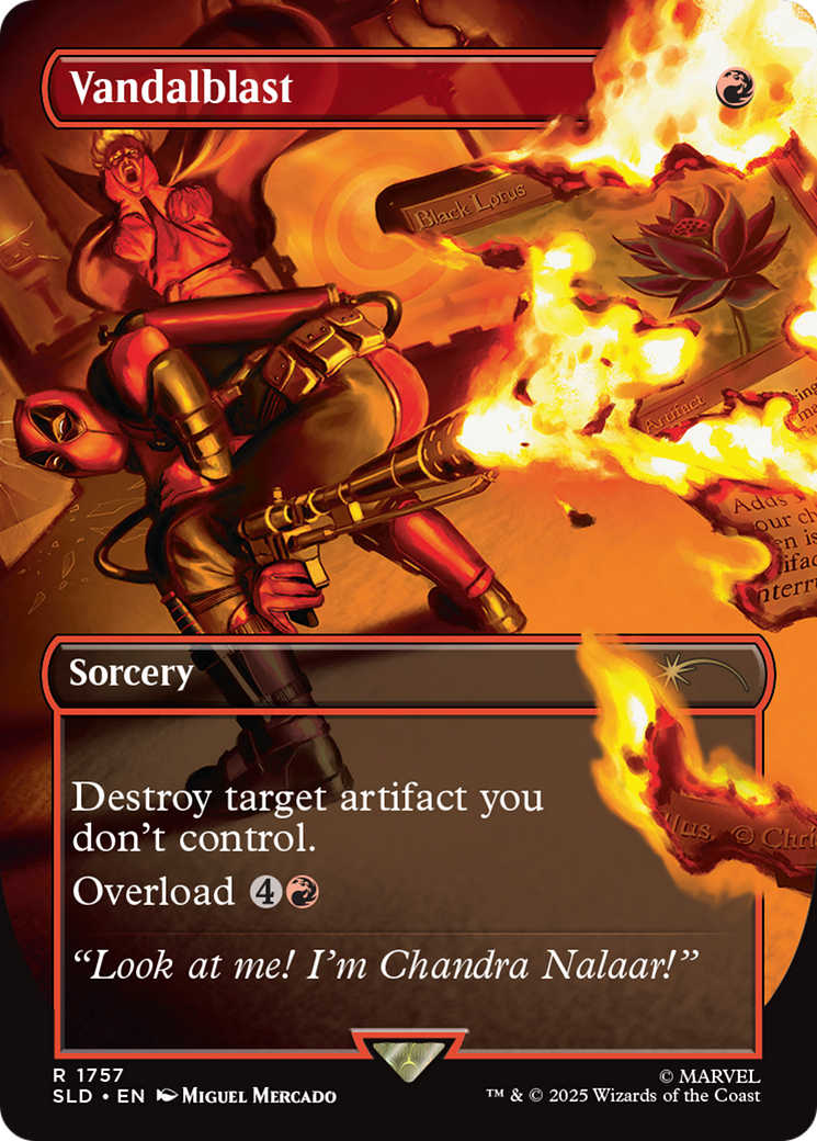 Vandalblast (1757) (Rainbow Foil) [Secret Lair Drop Series] | Cracking-Singles