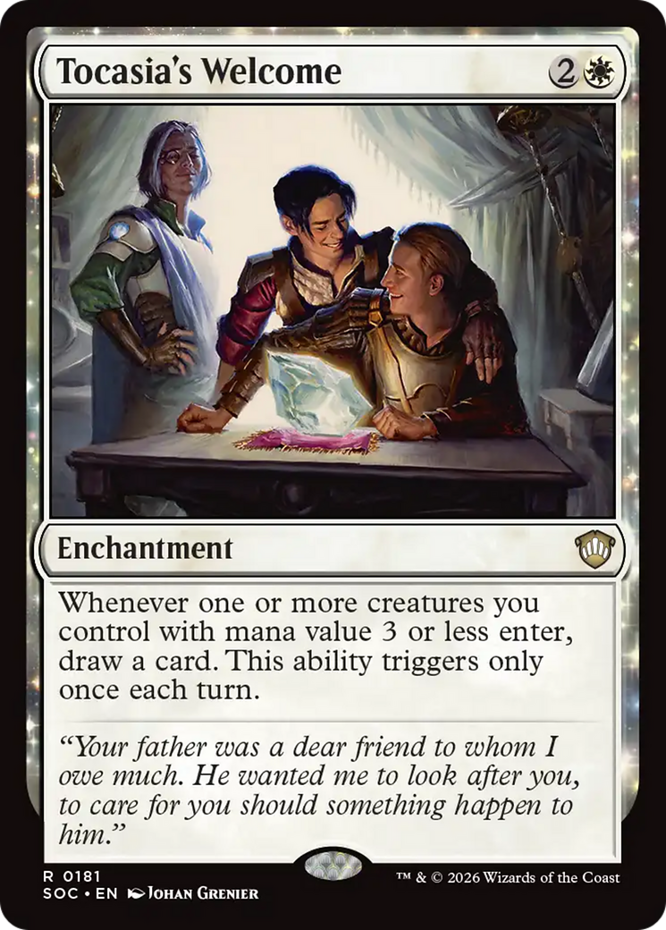 Tocasia's Welcome [Secrets of Strixhaven Commander] | Cracking-Singles
