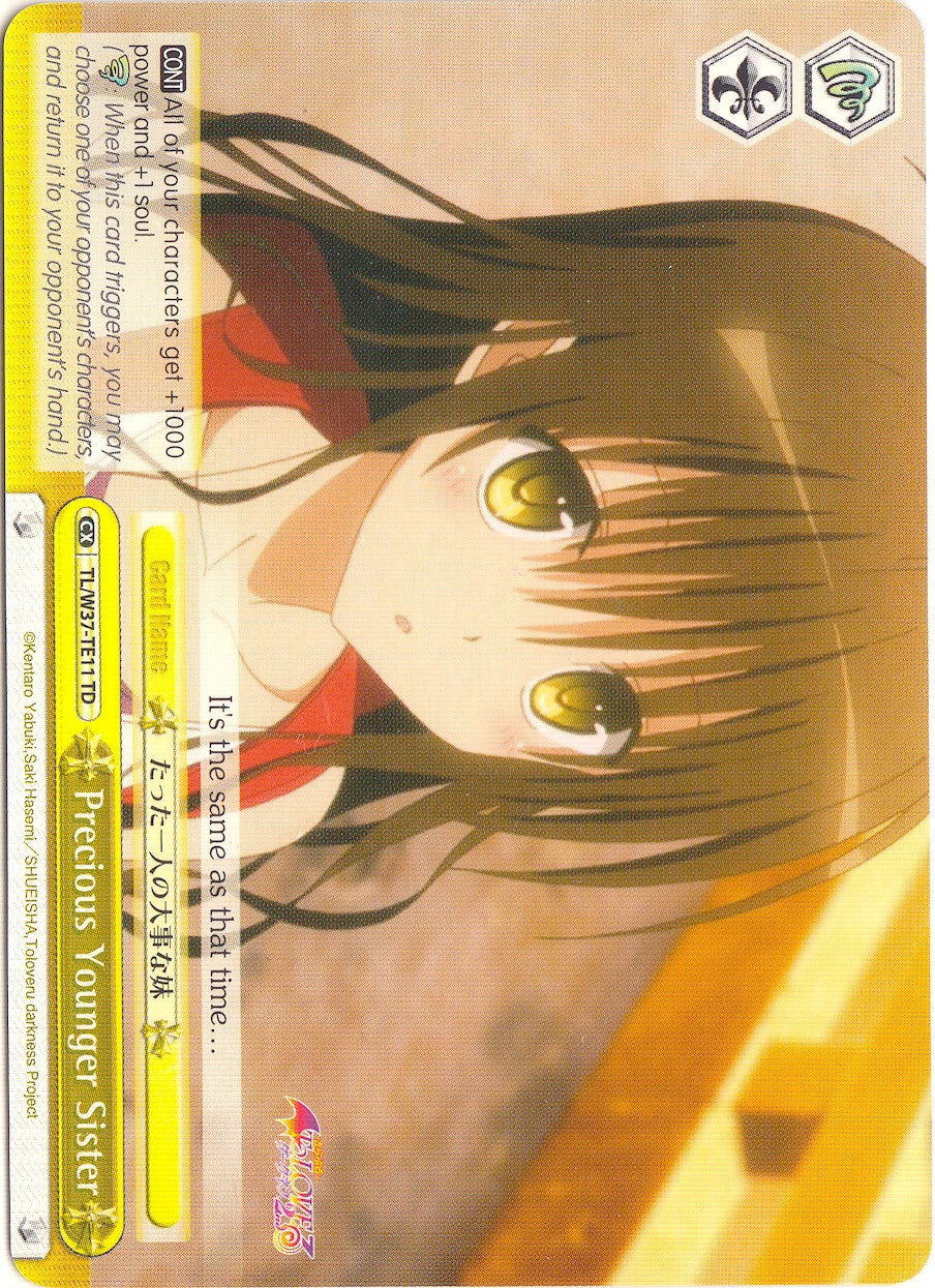 Precious Younger Sister (TL/W37-TE11 TD) [To Loveru Darkness 2nd] | Cracking-Singles
