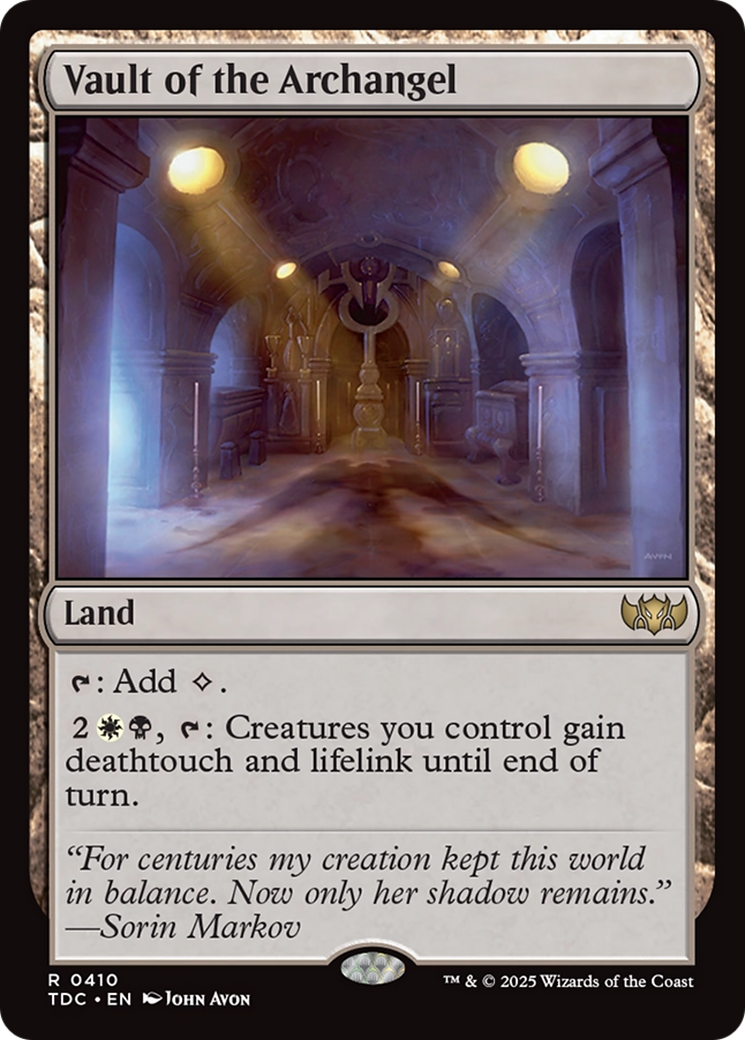Vault of the Archangel [Tarkir: Dragonstorm Commander] | Cracking-Singles
