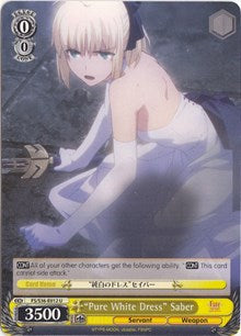 "Pure White Dress" Saber (FS/S36-E012 U) [Fate/Stay Night [Unlimited Blade Works] Vol. II] | Cracking-Singles