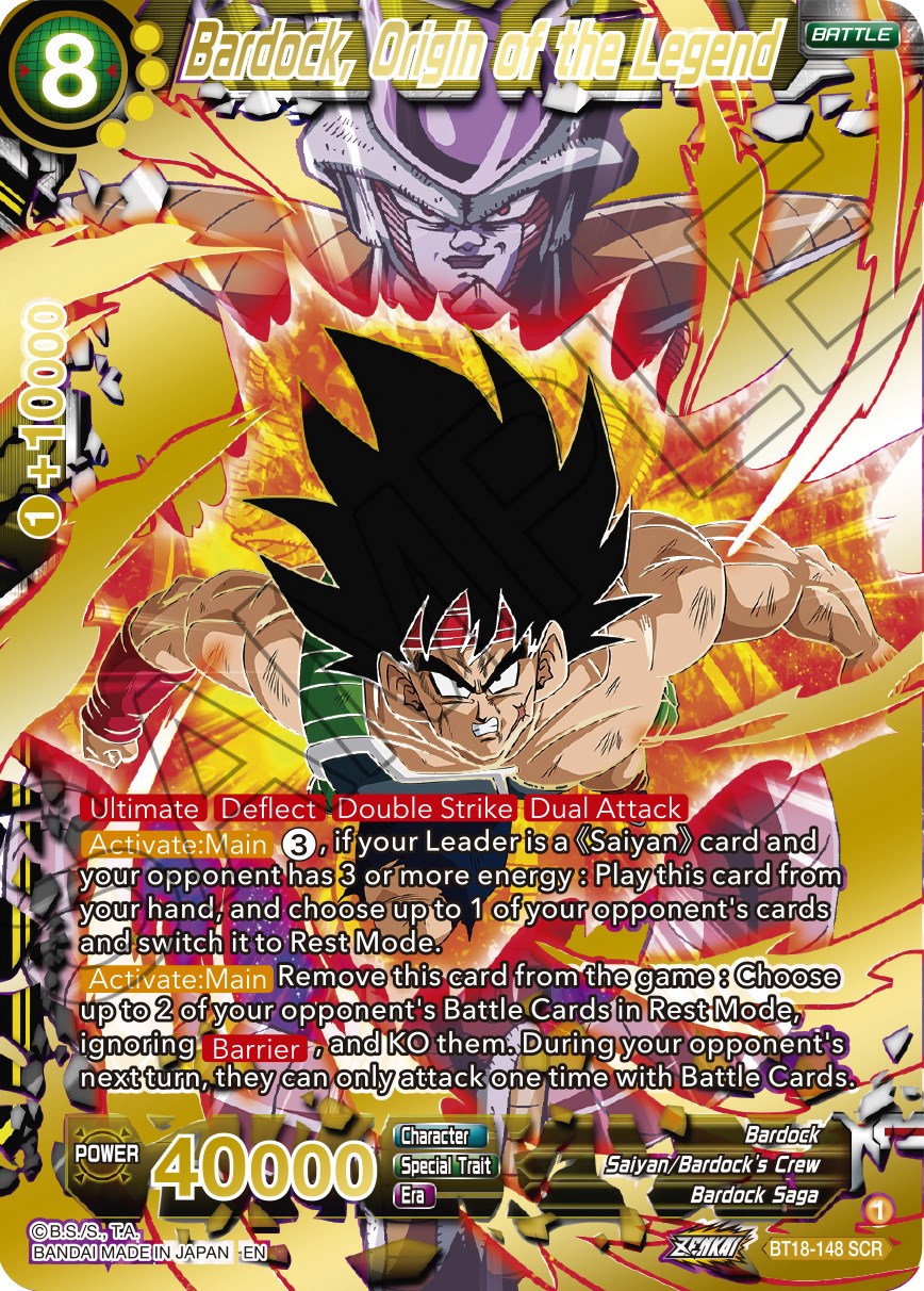 Bardock, Origin of the Legend (BT18-148) [Dawn of the Z-Legends] | Cracking-Singles