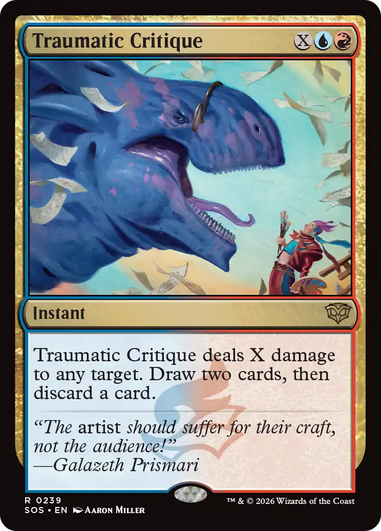 Traumatic Critique [Secrets of Strixhaven] | Cracking-Singles
