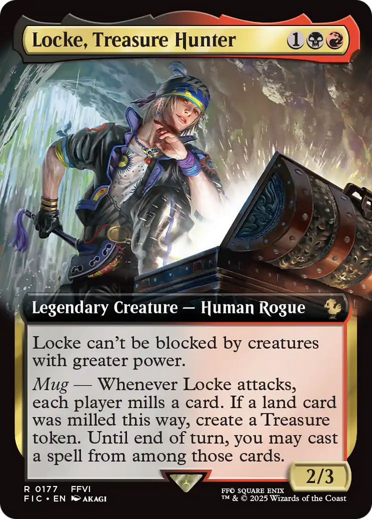 Locke, Treasure Hunter (Extended Art) [FINAL FANTASY Commander] | Cracking-Singles