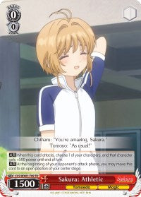 Sakura: Athletic (CCS/WX01-T09 TD) [Cardcaptor Sakura: Clear Card] | Cracking-Singles