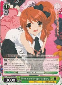 Primp and Proper Mikuru (SY/W08-E033 U) [The Melancholy of Haruhi Suzumiya] | Cracking-Singles