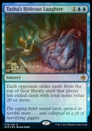 Tasha's Hideous Laughter [Dungeons & Dragons: Adventures in the Forgotten Realms Prerelease Promos] | Cracking-Singles