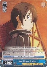 Solo Player, Kirito (SAO/S20-E083 U) [Sword Art Online] | Cracking-Singles