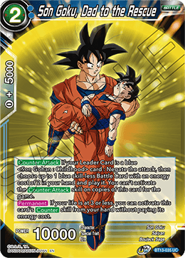 Son Goku, Dad to the Rescue (Uncommon) (BT13-035) [Supreme Rivalry] | Cracking-Singles