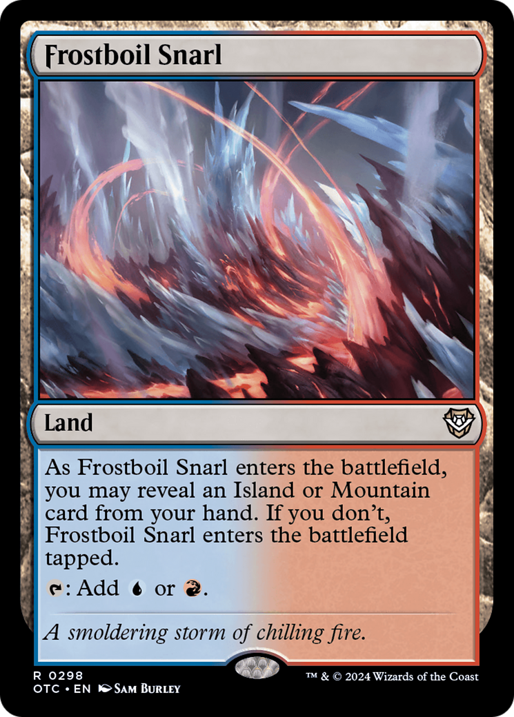 Frostboil Snarl [Outlaws of Thunder Junction Commander] | Cracking-Singles
