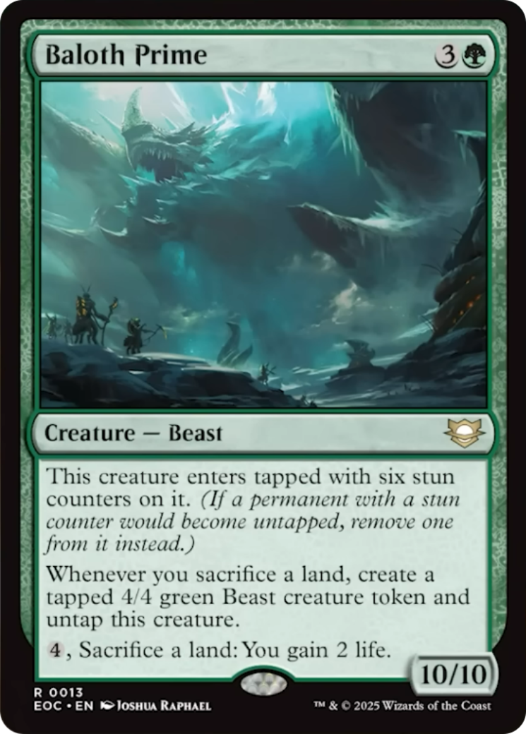 Baloth Prime [Edge of Eternities Commander] | Cracking-Singles