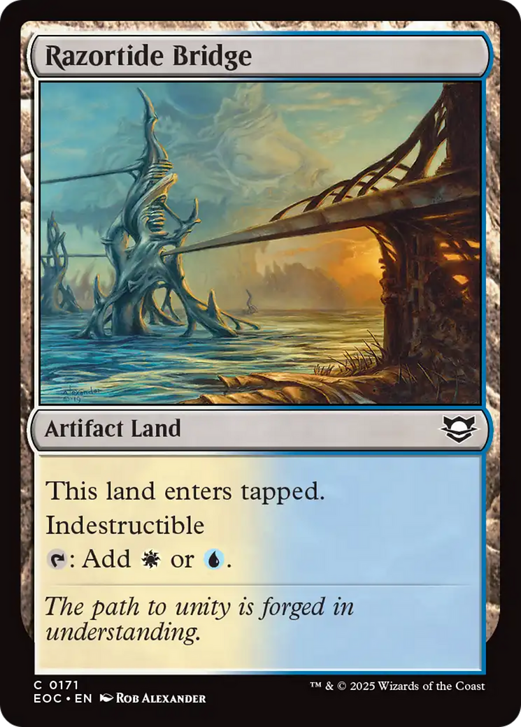 Razortide Bridge [Edge of Eternities Commander] | Cracking-Singles