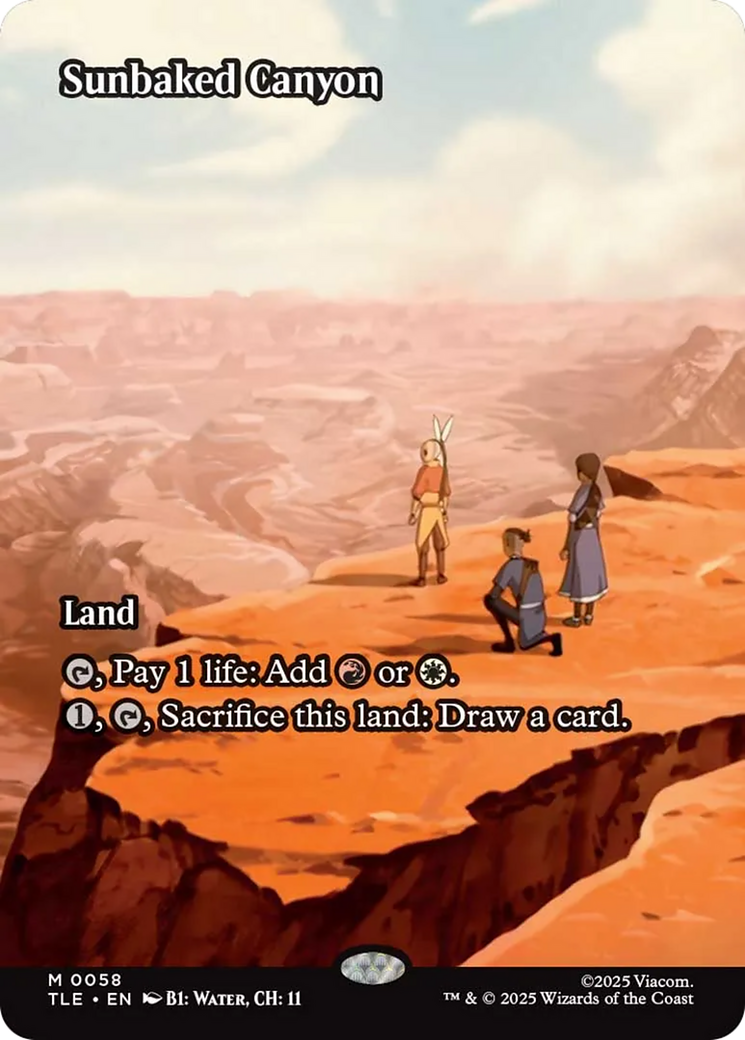 Sunbaked Canyon (Borderless) [Avatar: The Last Airbender: Eternal-Legal] | Cracking-Singles