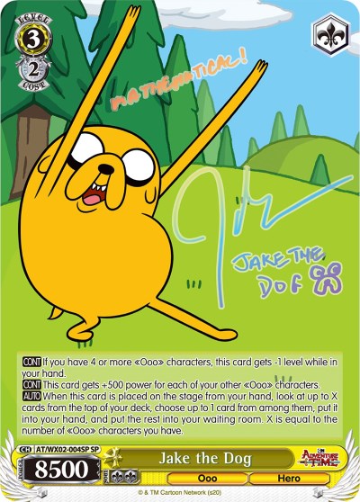 Jake the Dog (AT/WX02-004SP SP) [Adventure Time] | Cracking-Singles