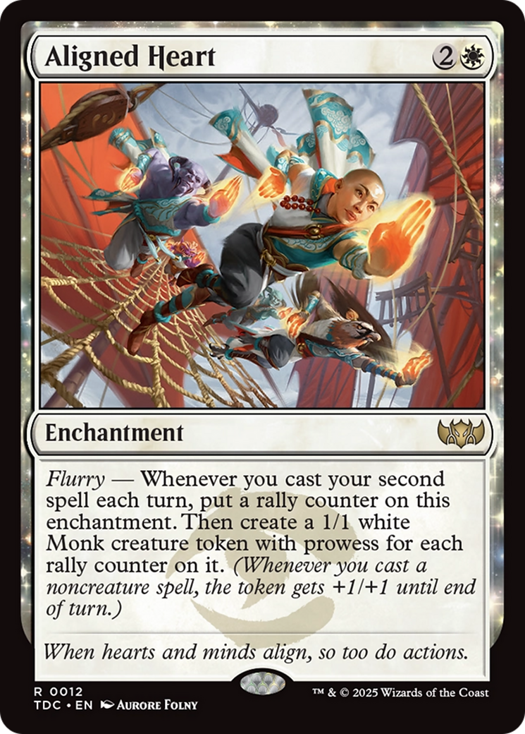 Aligned Heart [Tarkir: Dragonstorm Commander] | Cracking-Singles