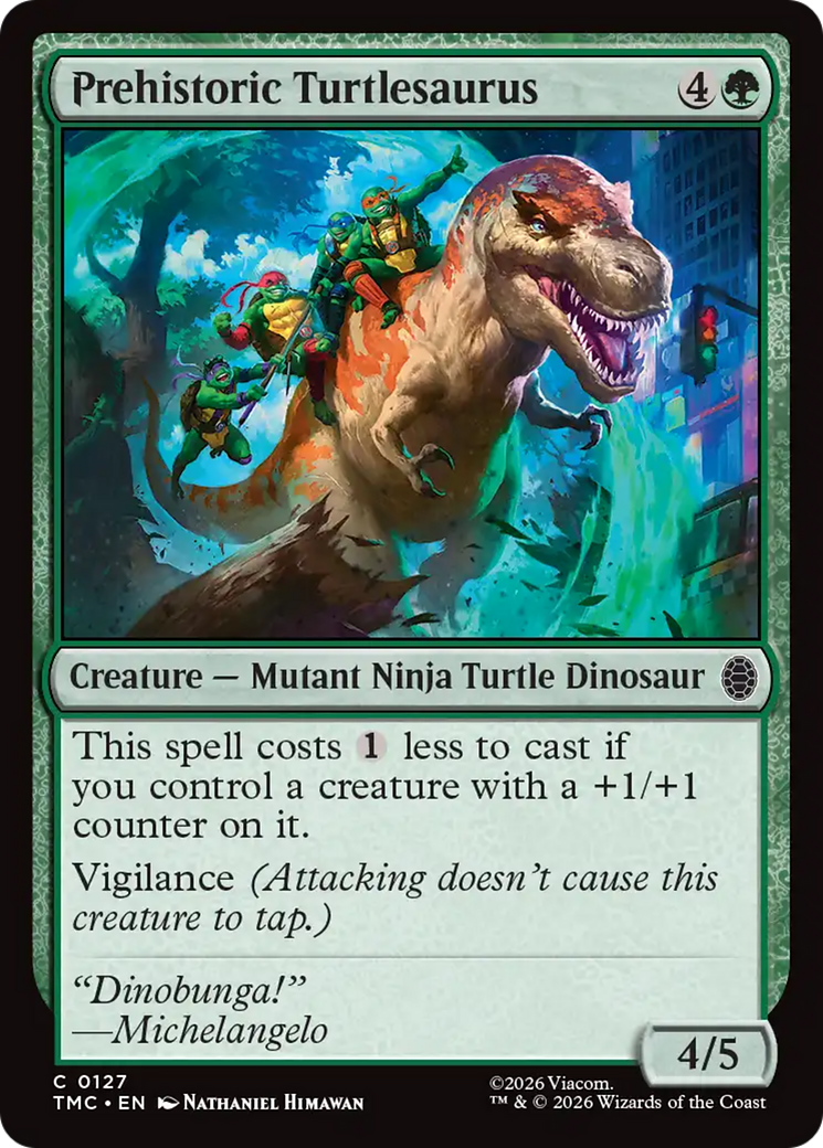 Prehistoric Turtlesaurus [Teenage Mutant Ninja Turtles Commander] | Cracking-Singles