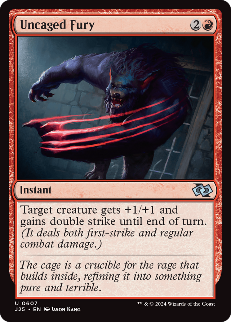 Uncaged Fury [Foundations Jumpstart] | Cracking-Singles