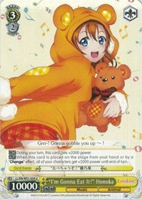 "I'm Gonna Eat It!" Honoka (LL/EN-W01-034 U) [Love Live! DX] | Cracking-Singles