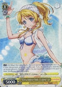 "With a Summer Smile 1,2,Jump!" u's (LL/W24-E006b R) [Love Live!] | Cracking-Singles
