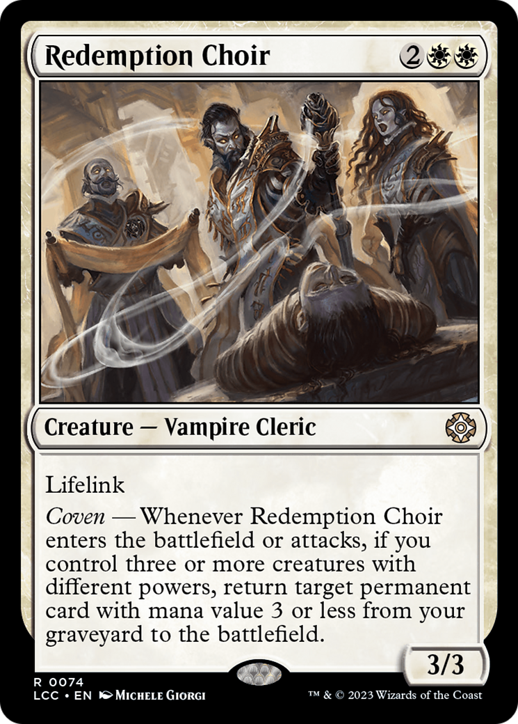 Redemption Choir [The Lost Caverns of Ixalan Commander] | Cracking-Singles