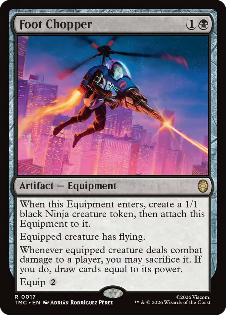 Foot Chopper [Teenage Mutant Ninja Turtles Commander] | Cracking-Singles