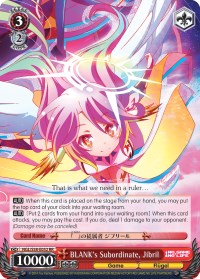 BLANK's Subordinate, Jibril (NGL/S58-E052 RR) [No Game No Life] | Cracking-Singles