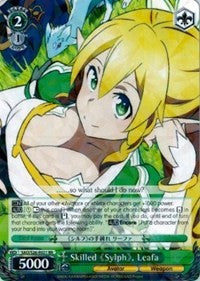 Skilled Sylph, Leafa (SAO/S26-E021 RR) [Sword Art Online Vol.2] | Cracking-Singles