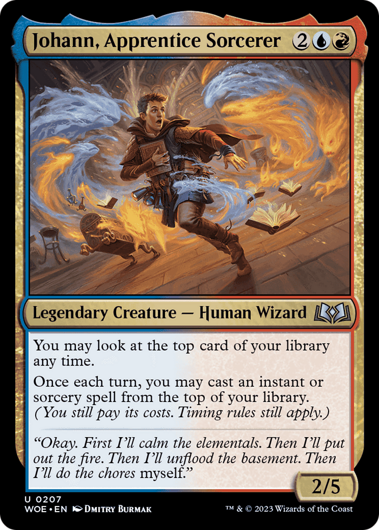 Johann, Apprentice Sorcerer [Wilds of Eldraine] | Cracking-Singles