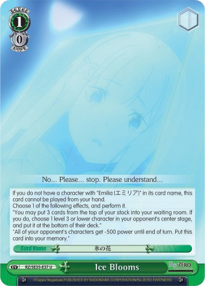 Ice Blooms (RZ/SE35-E37 U) (Parallel Foil) [Re:ZERO: The Frozen Bond] | Cracking-Singles